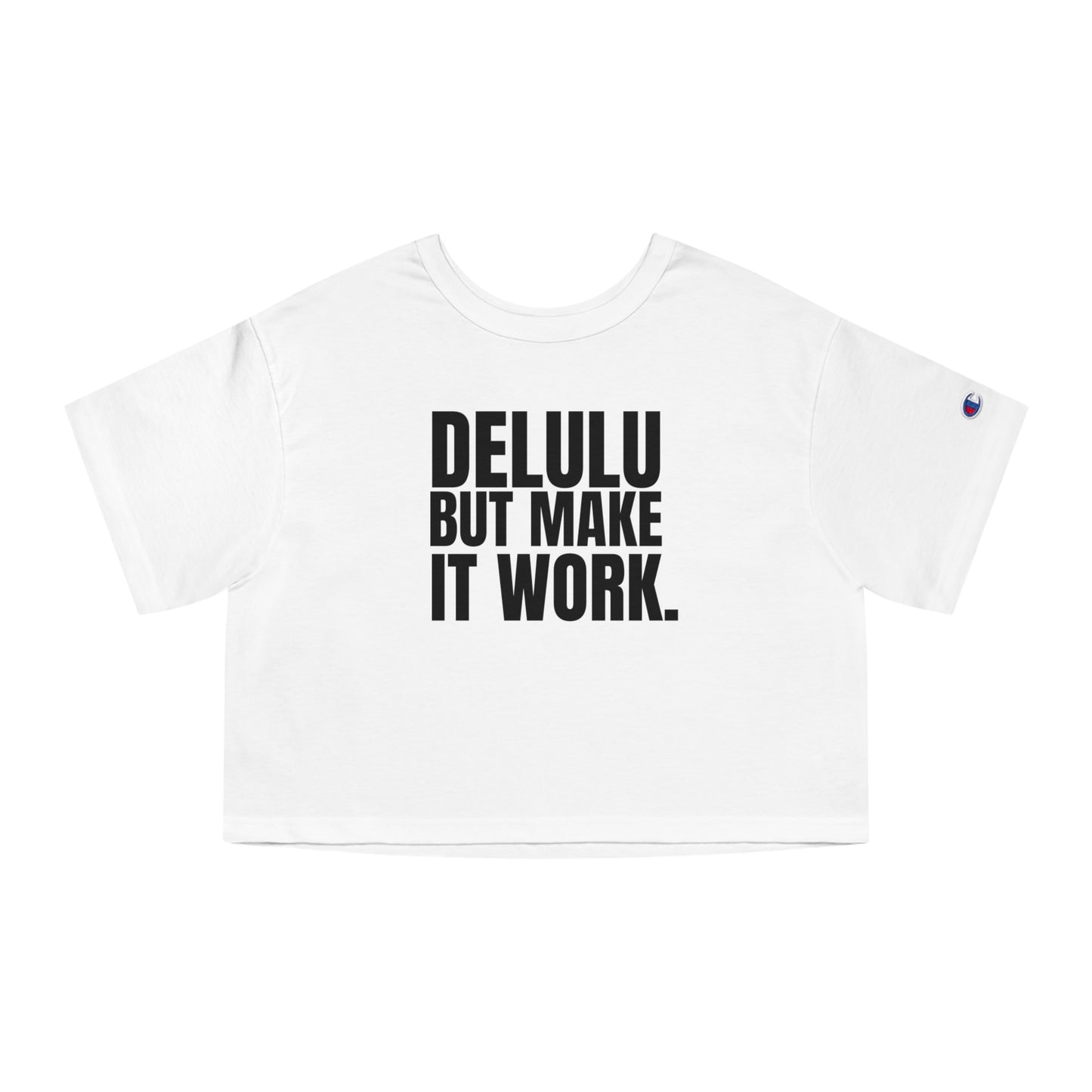 DELULU cropped T-Shirt | Gen Z aesthetic