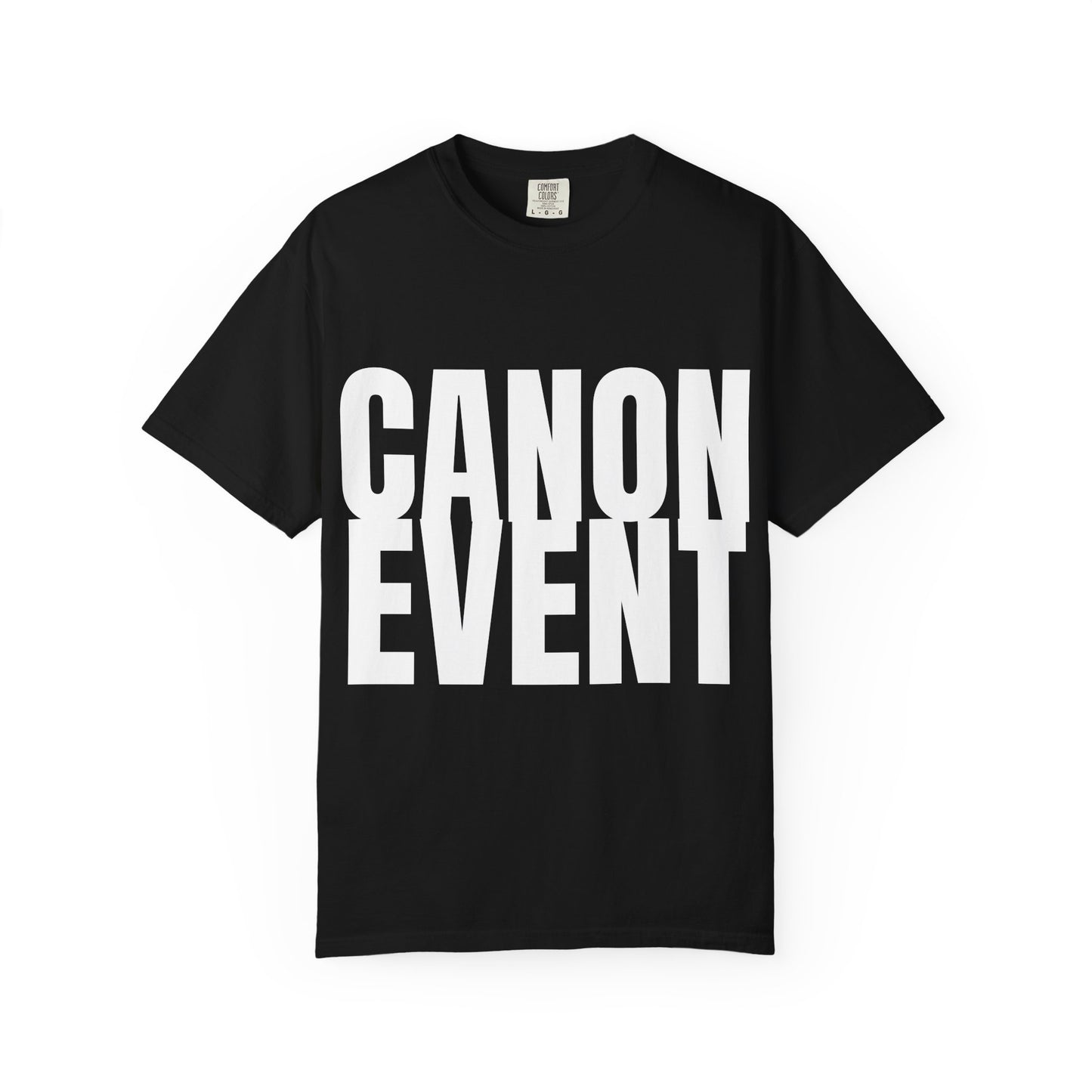 Canon Event T-shirt | Bold Typographic Photography Tee